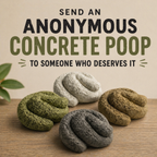 Send Someone Poop Anonymously (Or Not) – Concrete Prank Gift